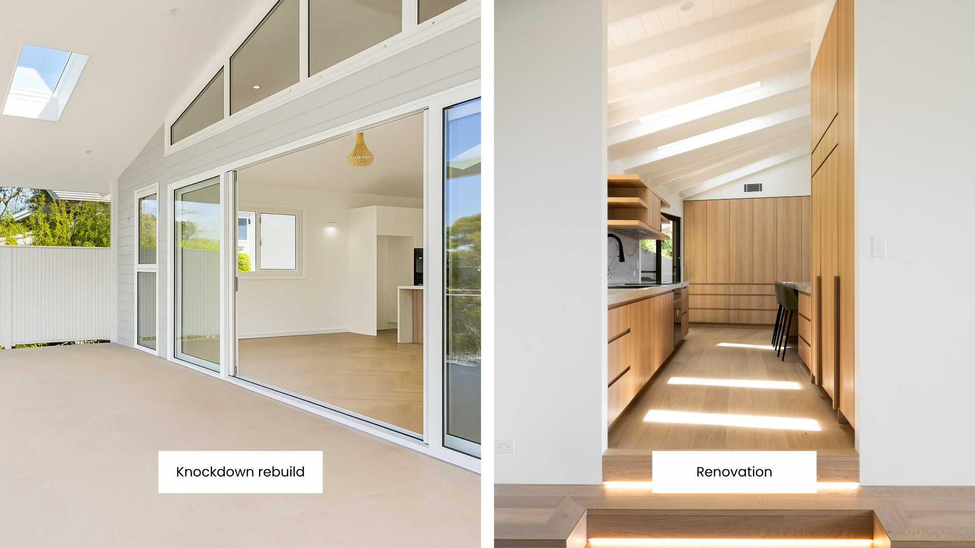 knockdown rebuild renovation